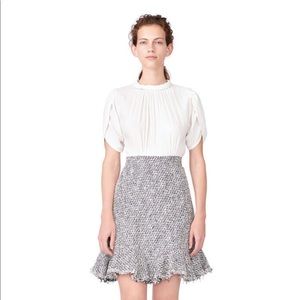 Rebecca Taylor silk and tweed dress